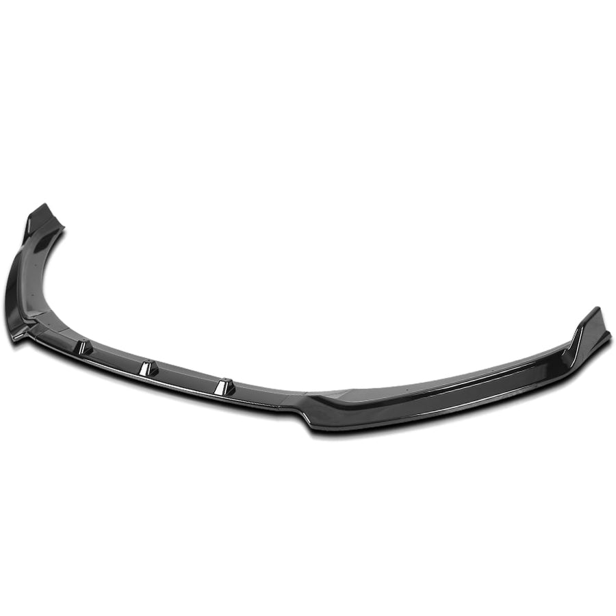 Front Bumper Lip Spoiler Spec-D Tuning Glossy Black Body Kits 3PC Compatible with 2017-2018 Hyundai Elantra