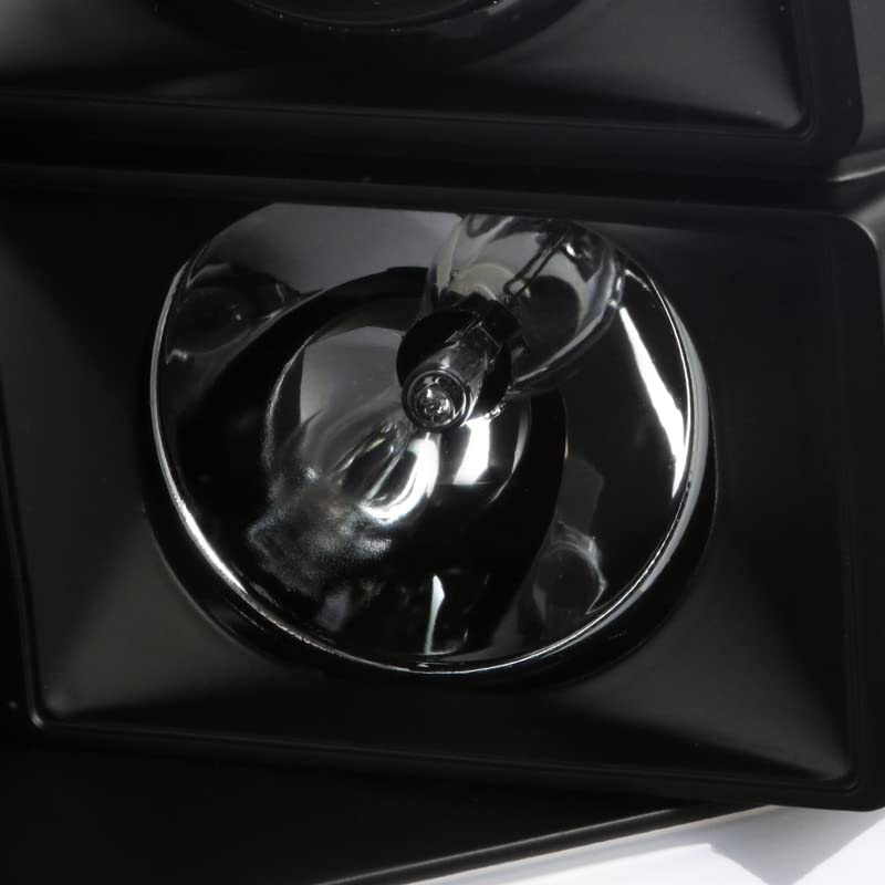 Black LED Light Bar Projector Headlights SPEC-D TUNING Compatible with 2009-2018 Dodge Ram 1500 2500 3500, Left + Right Pair Headlamps Assembly