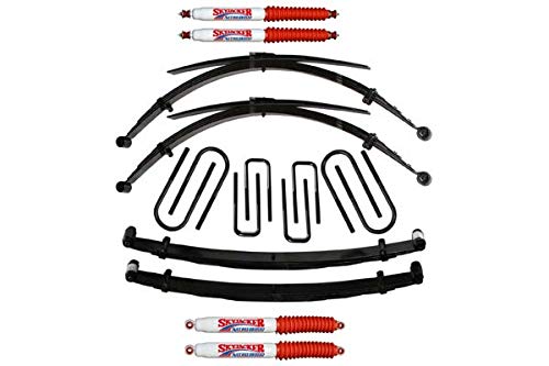 Skyjacker Suspension Lift Kit F720KS-N w/Shock 2 in. Lift Incl. Front/Rear Leaf Springs Rear Block Front/Rear U Bolt Kits Spring Bushing Kit
