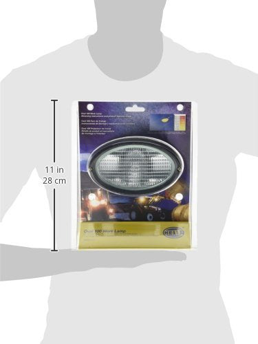 Hella Worklight 996361271 Oval 100 H3 12V Cr
