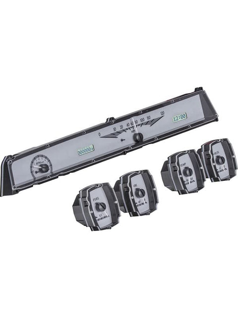 Analog Dash Gauge System Dakota Digital Kit Silver Alloy White VHX-64L-S-W 64 65 Lincoln Continental