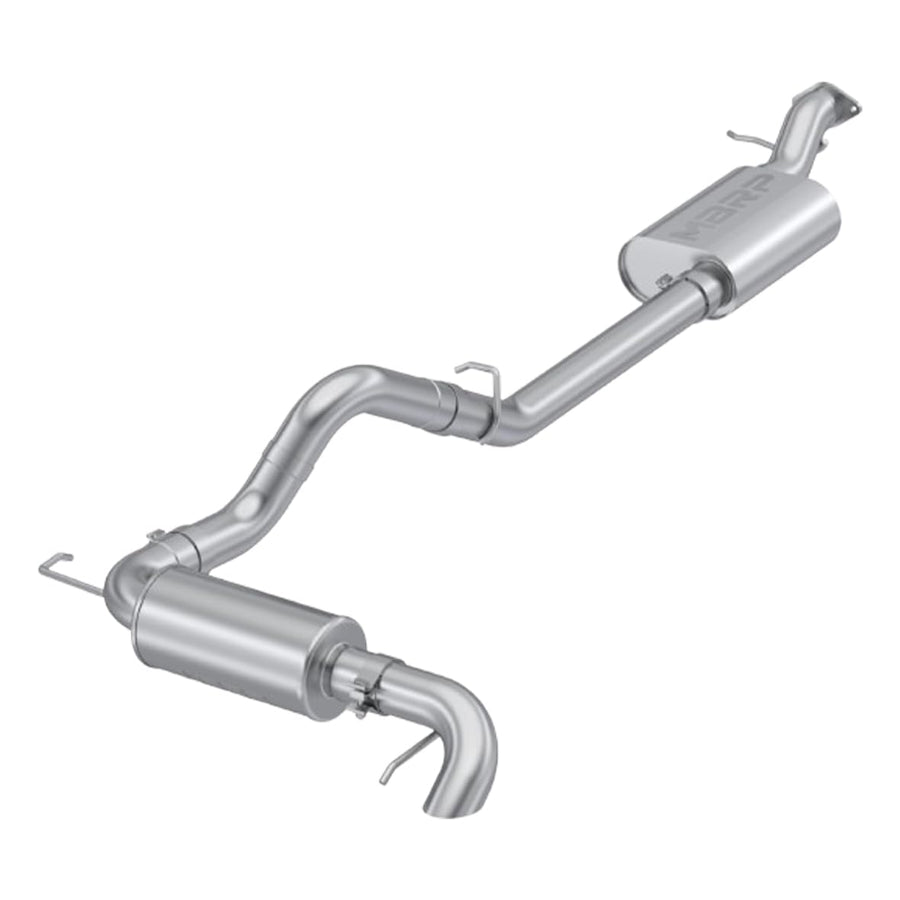 2021-2023 Ford Bronco MBRP 2.3L/2.7L Aluminized Steel 3in Cat-Back, Single High Clearance Rear Exit