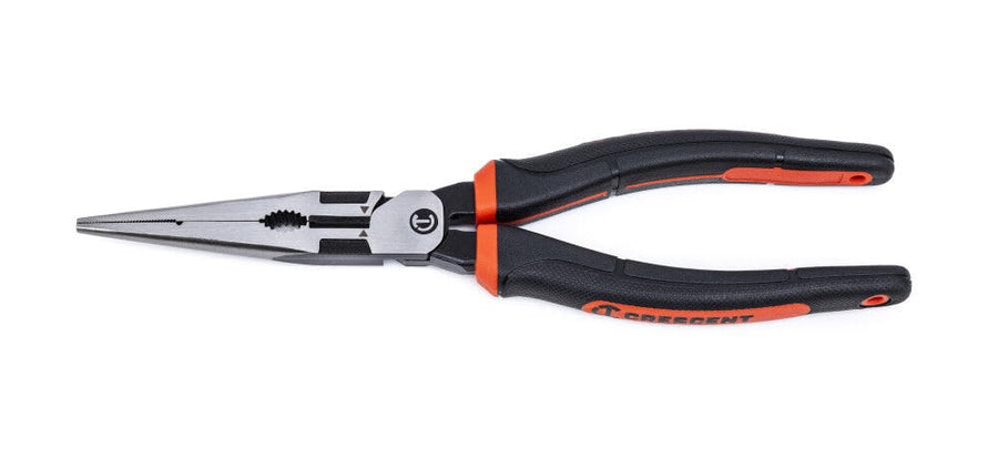 Z2 Long Nose Plier APEX Tool Group with Cushion Grip - Cutting Pliers with Ergonomic Handle & Fastener Grip - 8" - Z6548CG-06