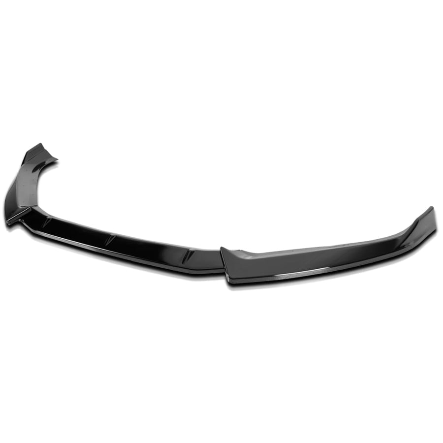 Glossy Black Spec-D Tuning Front Bumper Lip Compatible with Audi A4 2017-2018, 2018 S4