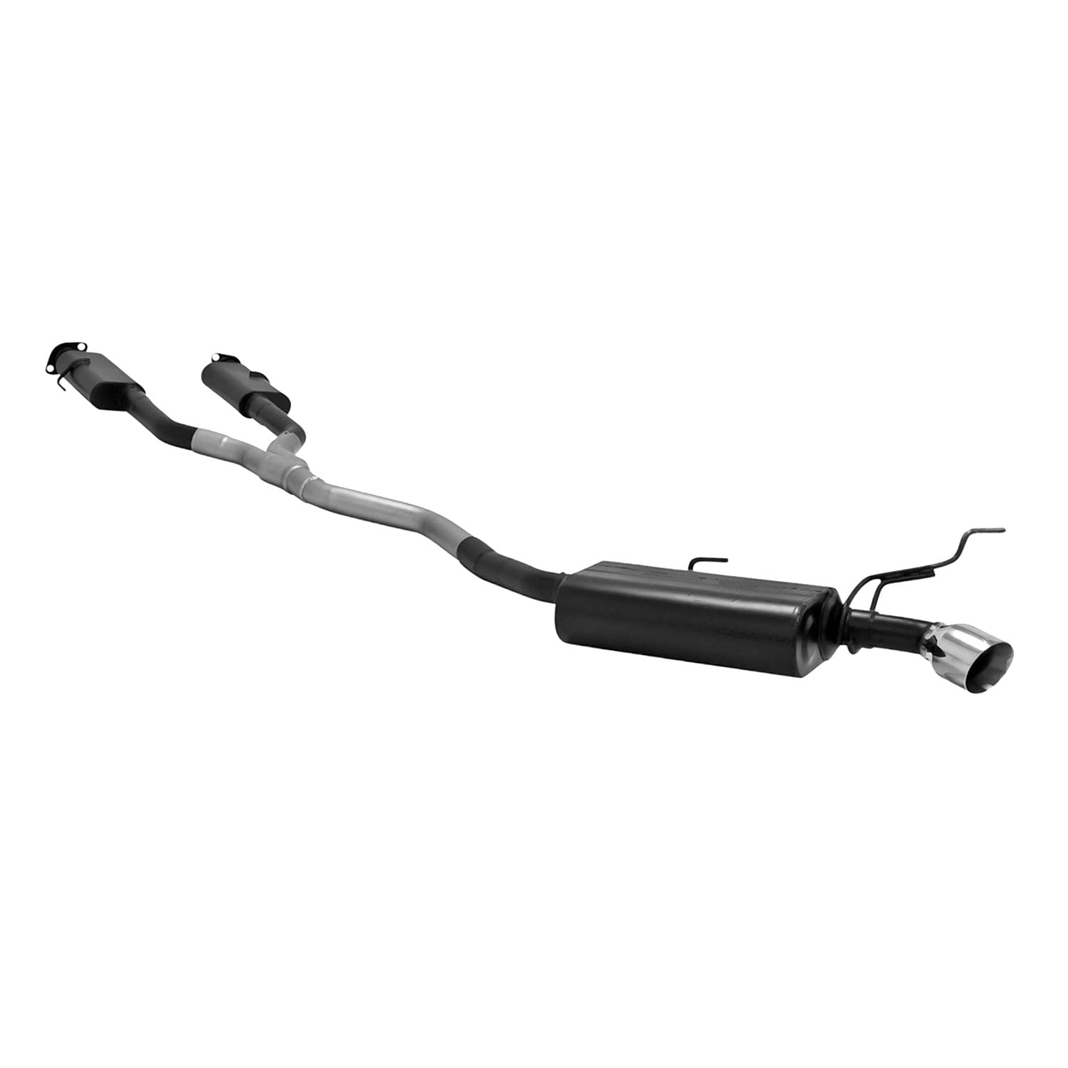 Flowmaster Force II 817628 Cat-Back Exhaust 2.5 Inch Single Outlet Stainless Steel 4 Inch Polished Tip Compatible with 2011-2022 Jeep Grand Cherokee (2022 Grand Cherokee WK Only) 3.6L V6