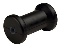 5/8" S Spool Roller 5" W BLK RUB