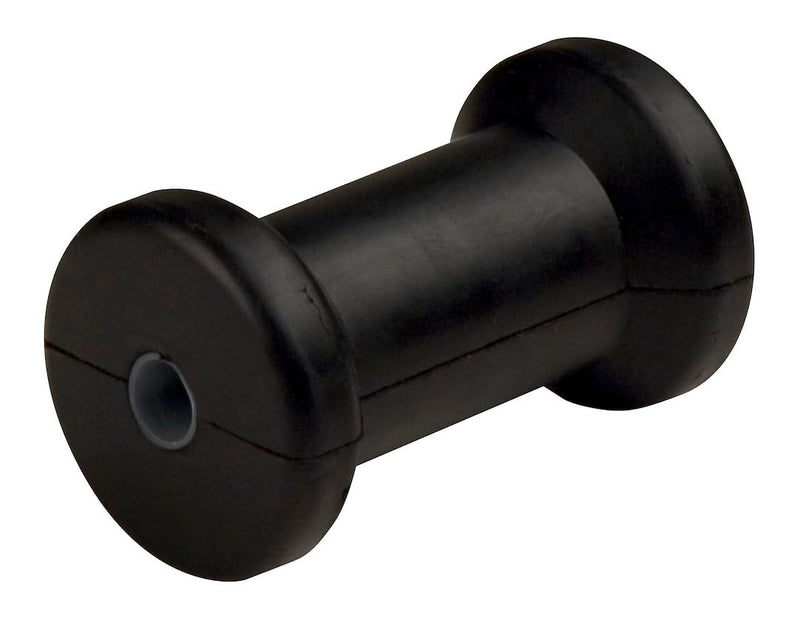 5/8" S Spool Roller 5" W BLK RUB