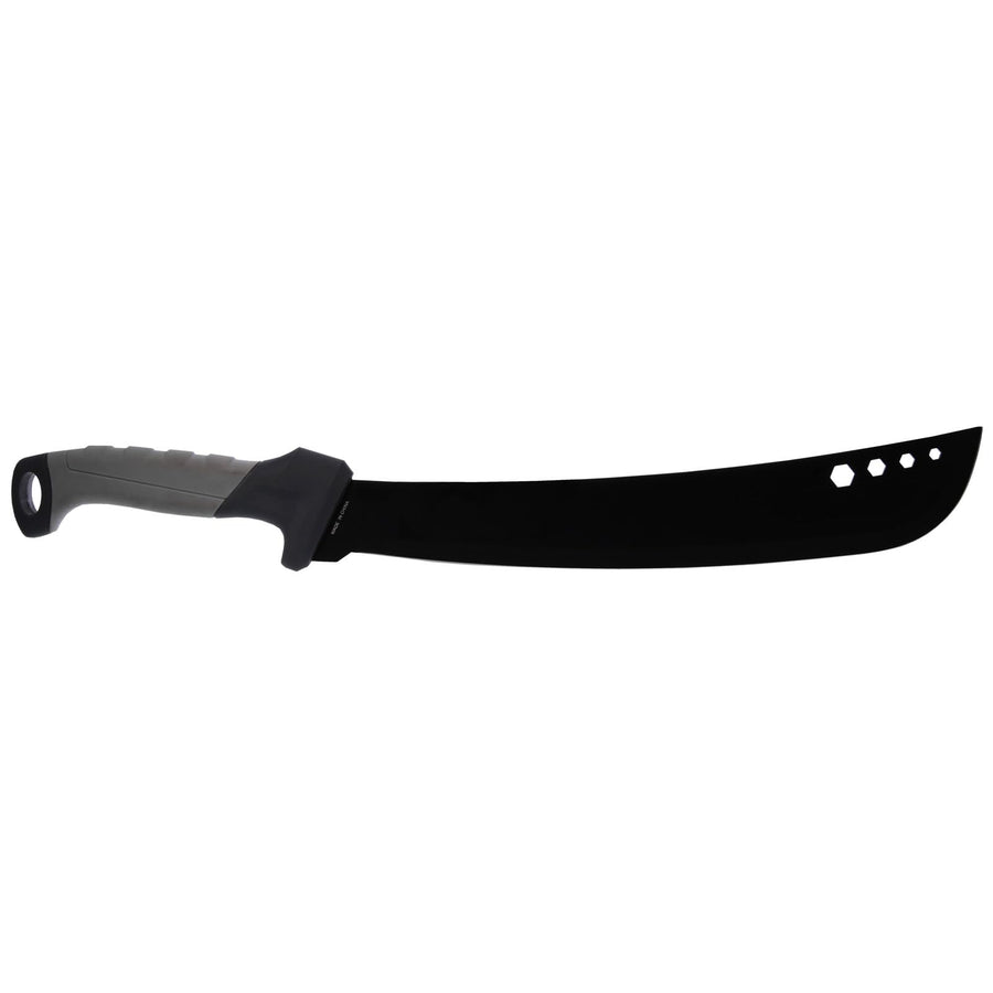 Machete Hawk Hunting Knife with Protective Sheath | Durable Corrosion-Resistant Stainless Steel Full-Tang Hatchet-Head 14.98" Fixed Blade Knife