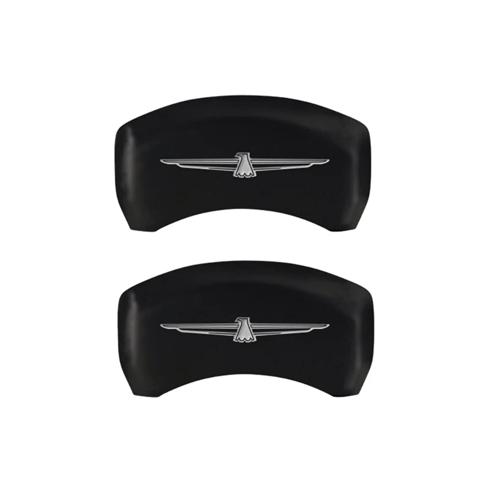 MGP 10086STDBRD Caliper Covers Red Brake Covers Engraved with Silver Tbird (Set of 4)