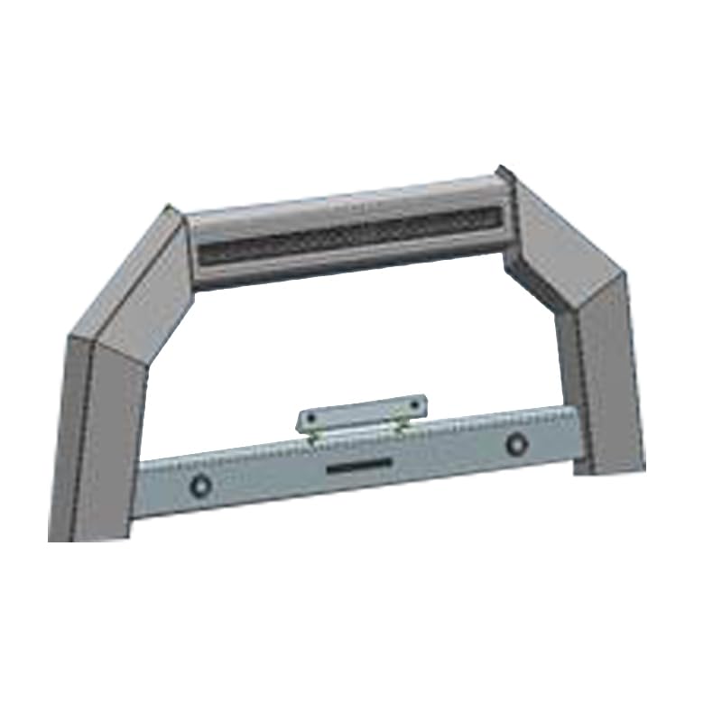 Bull Bar Black Horse Armour No Skid Plate Matte Black Compatible with 2019-2024 Sierra/Silverado 1500 (Excl. 19-21 1500 LD/Trims with Super Cruise System) (W/Parking Sensor Relocation Kit)-AB-GM11