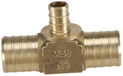 Reducing Tee BestPEX 51163 Metal Brass, 1" Size