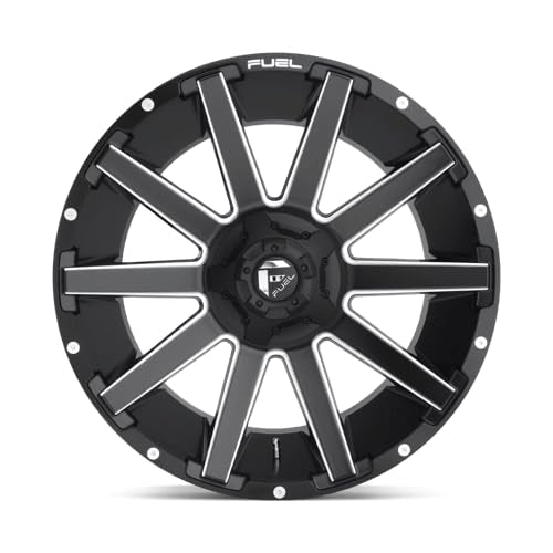 Black FUEL D616 Wheel with Painted (18 x 9. inches /6 x 135 mm, -12 mm Offset)