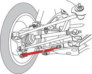 Rear Radius Rod Specialty Products Company Infiniti OE Replacement (Steel) - 12021