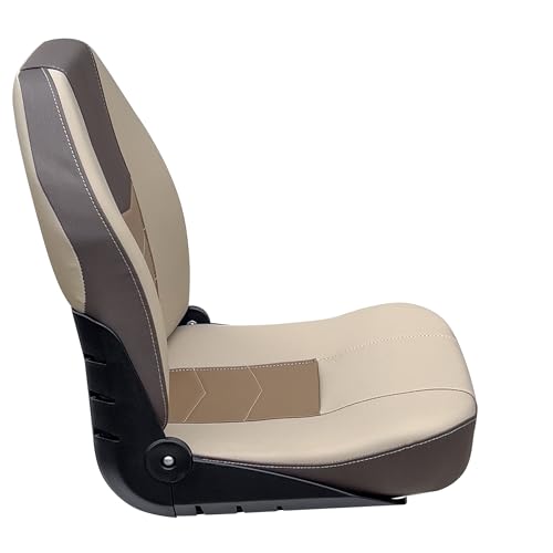 Quantum Series Wise Fold Down Fishing Boat Seat, Meteor/French Roast/Neutral 3340-1790