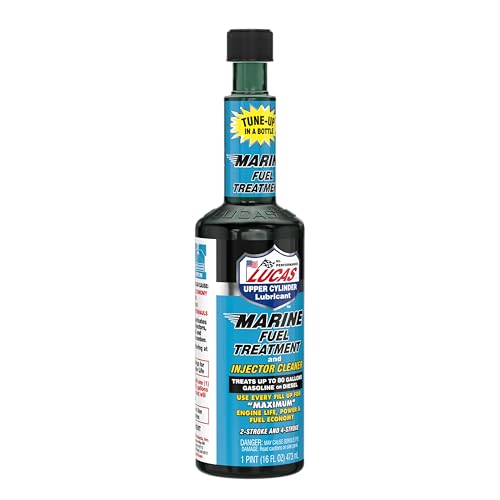 Marine Fuel Treatment Lucas Oil - 16 Ounce (Pack of 12)