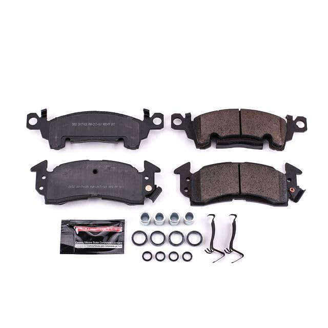 Power Stop Z23-052 Z23 Evolution Sport Carbon Fiber Infused Ceramic Brake Pads with Hardware