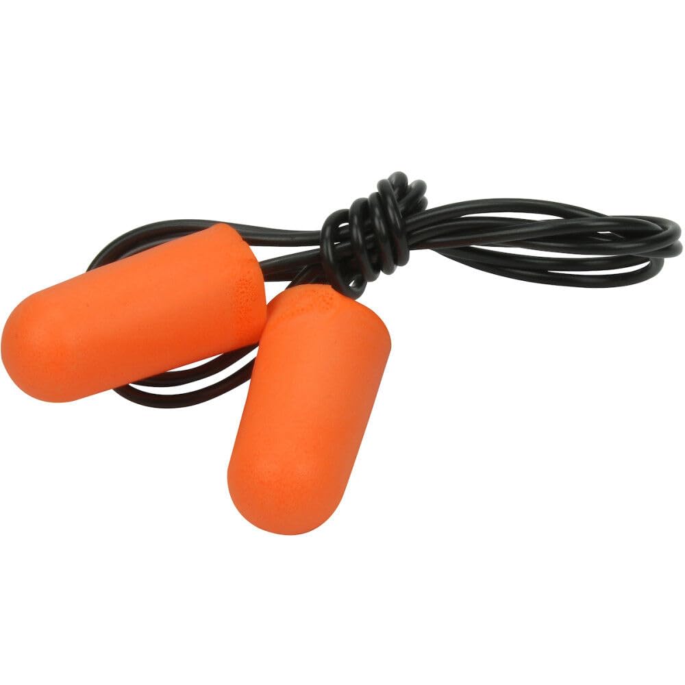 Protective Industrial Products Mega Bullet Ear Plug Orange Disposable Soft Pu Foam Corded