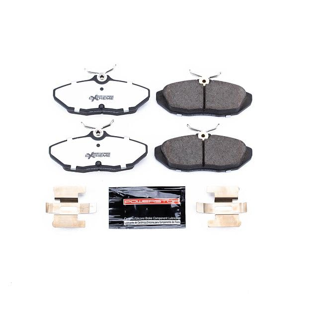 Power Stop Z26 Rear Z26-599 Carbon-Fiber Ceramic Brake Pads For Dodge Viper, Ford Thunderbird, Ford Thunderb, Jaguar S-Type, Lincoln Mark VIII, Mercury Cou, Mercury Cougar [Model Specific]