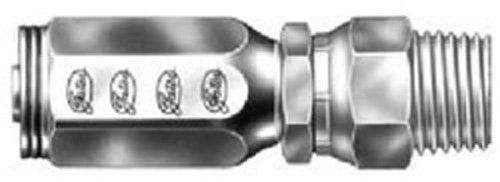 Gates Field Attachable Type T 12C2AT-12RMPX for G2 Hose, 2 Wire, Male Pipe Swivel NPTF Without 30 Cone Seat, 3/4" ID
