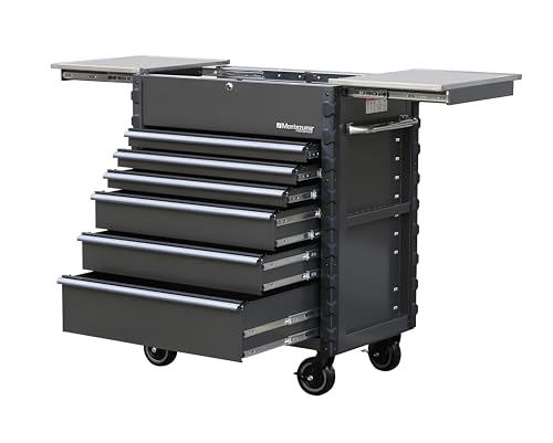 Pro Mechanics Cart Montezuma - Metallic Gray with Titanium-colored Aluminum pulls