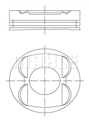 Engine MAHLE Piston 0011400