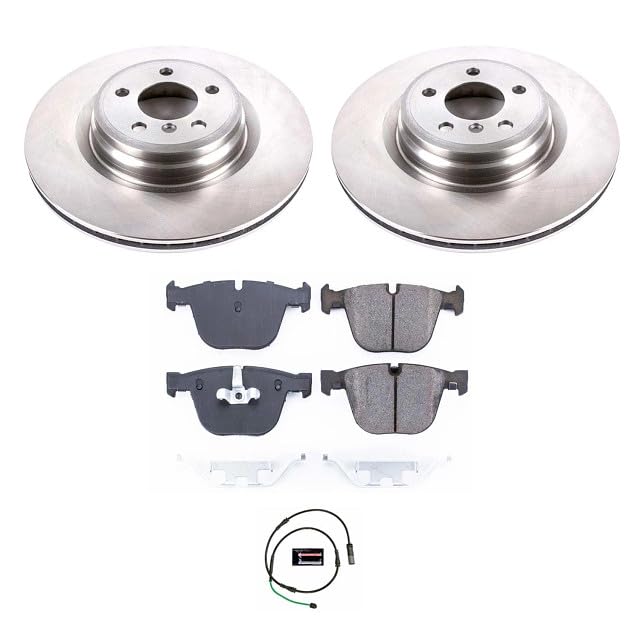 Power Stop Autospecialty KOE6416 Rear Replacement Brake Kit-OE Brake Rotors & Ceramic Brake Pads For BMW 550i GT 2010-2015, BMW 550i GT xDrive 2010-2017 [Model Specific]