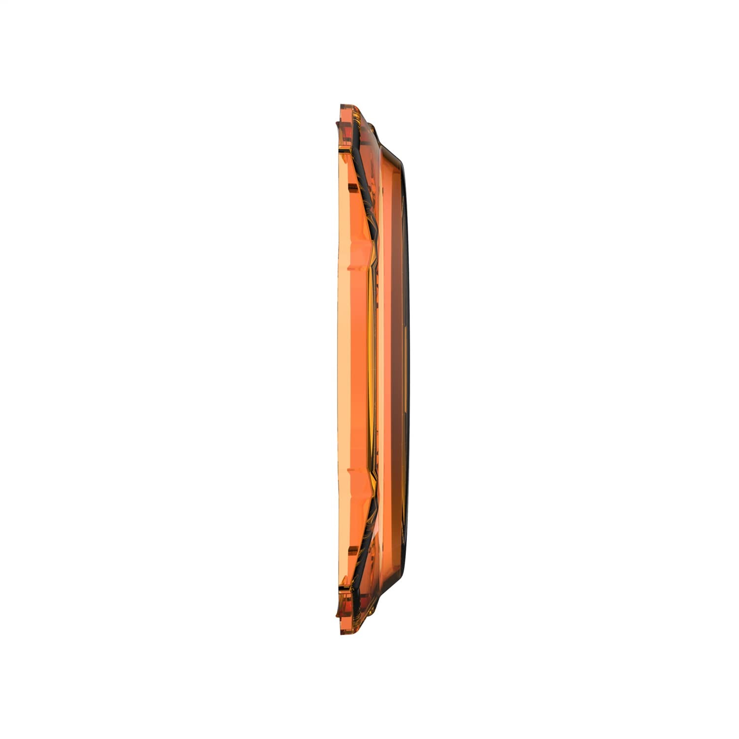 KC HiLiTES Gravity LED Pro6 Light Shield Cover 5112 6 In. Amber Light Shield Cover