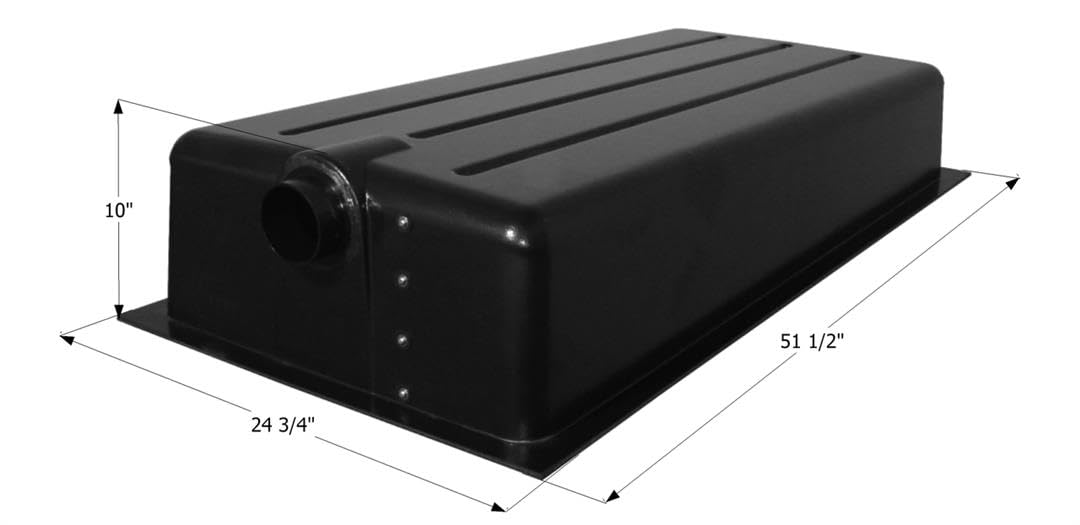 Holding Tank ICON 12429, HT339-ED, 51 1/2x24 3/4x10, 37 1/2 Gal.