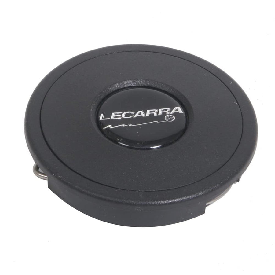 Horn Button Lecarra 3102, Plastic, Double Contact, Logo, Black for Mk4/9 Wheels