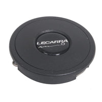 Horn Button Lecarra 3102, Plastic, Double Contact, Logo, Black for Mk4/9 Wheels