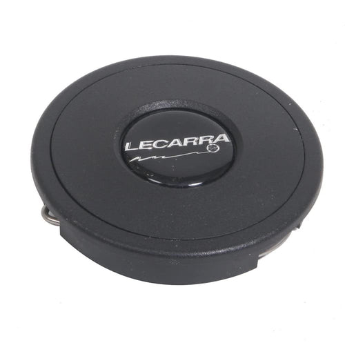 Horn Button Lecarra 3102, Plastic, Double Contact, Logo, Black for Mk4/9 Wheels