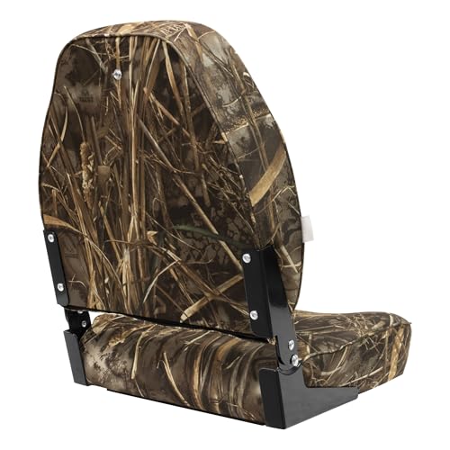 Camo High Back Wise 8WD617PLS-733 Boat Seat, Realtree MAX Camo