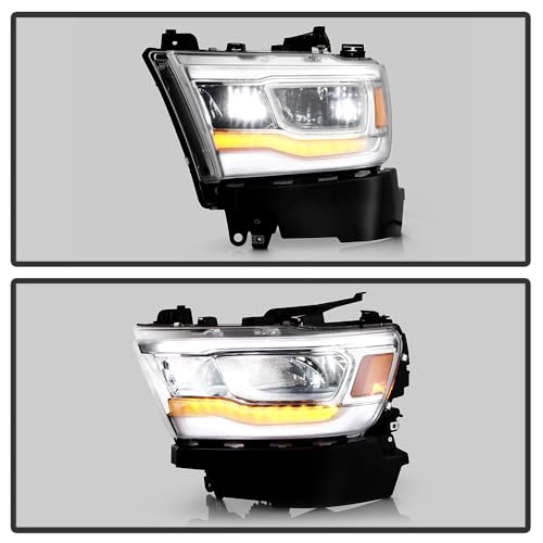 Conversion Kit Spyder (POE) for Dodge Ram 19-22 (Fit Halogen Only) Upgrade to Full LED Headlights - Chrome