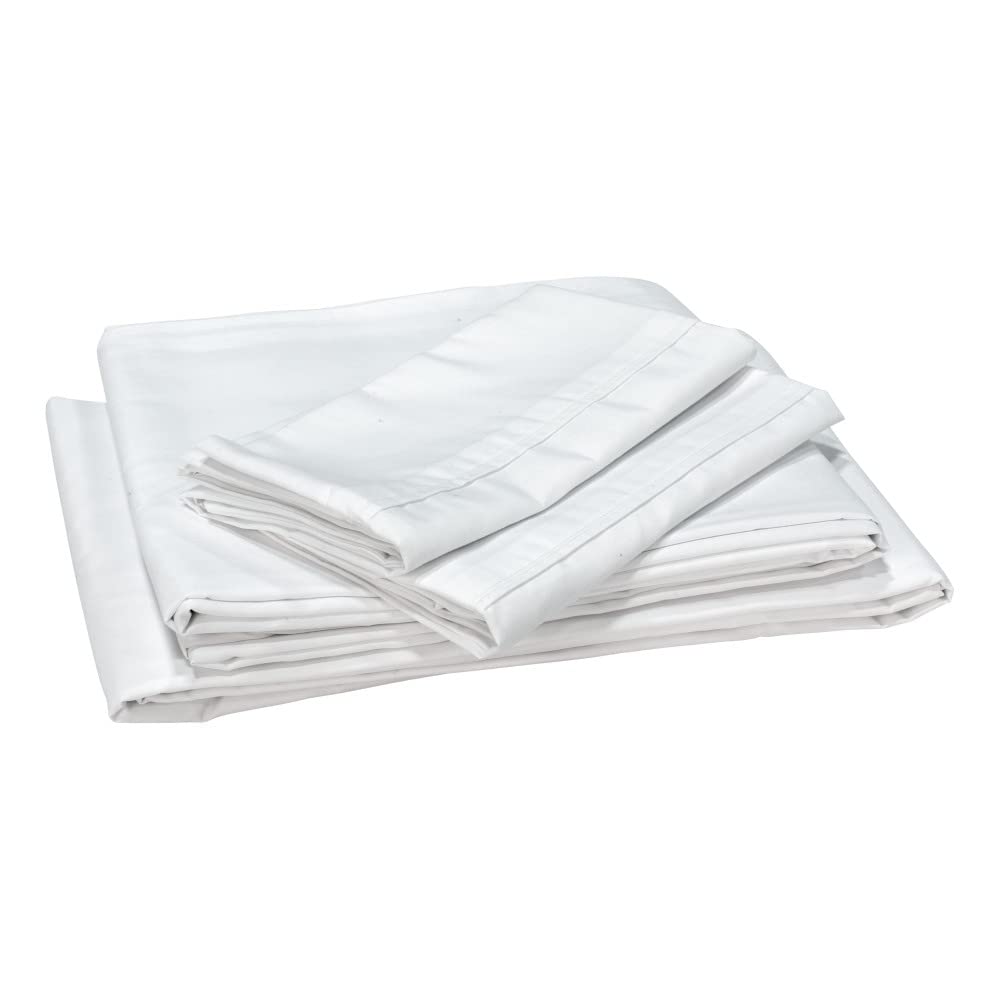 Thomas Payne Microfiber Adjustable Sheet Set, White - Three Quarter #2020218507