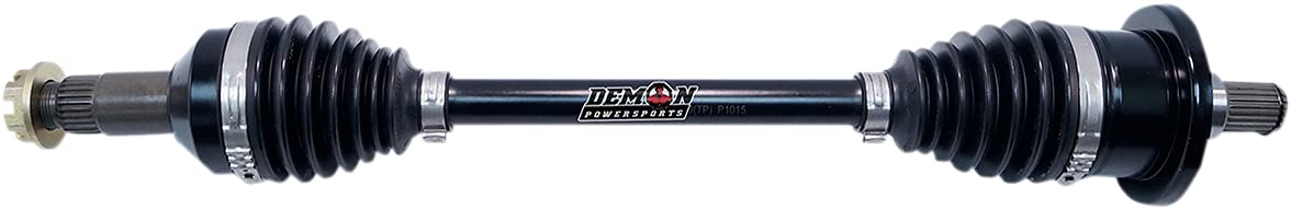 Demon Front Left Heavy Duty Powersports Axle for (2011-14) Arctic Cat 650/MudPro/TRV, Made Up of 4340 Chromoly Steel, in Dual Heat Treated High Strength, Wider Angles OEM: 1502-805, 1502-942