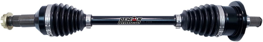 Demon Front Left Heavy Duty Powersports Axle for (2011-14) Arctic Cat 650/MudPro/TRV, Made Up of 4340 Chromoly Steel, in Dual Heat Treated High Strength, Wider Angles OEM: 1502-805, 1502-942