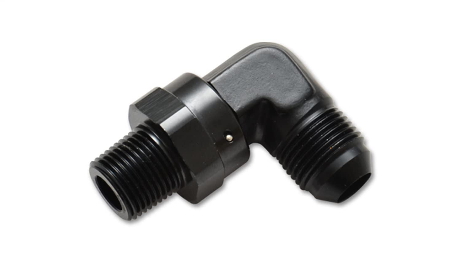 1/2in NPT Male 90 Degree Swivel - VIBRANT PERFORMANCE -6AN Flare