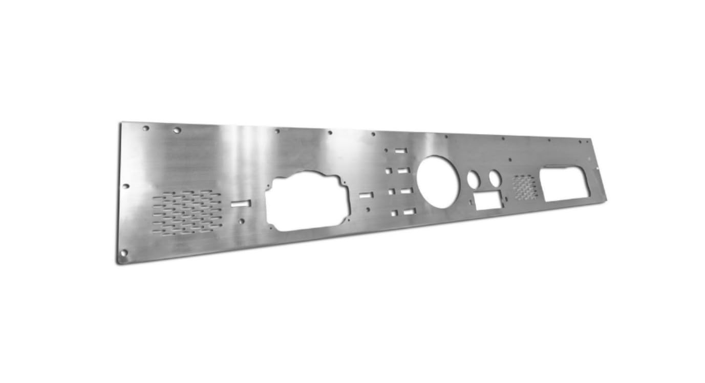 Dash Panel, Rugged Ridge Pre-Cut Holes, Stainless Steel | 11144.12 | Fits 1976-1986 Jeep CJ