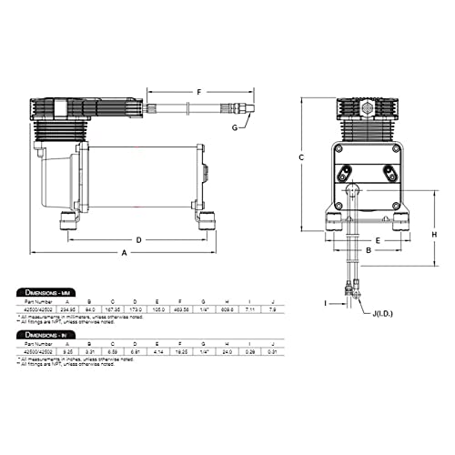 Dual VIAIR Stealth Black 425C Onboard Air System (175 PSI, 4.80 CFM, 58 Amp, 12V, 2.5 Gal. Tank)