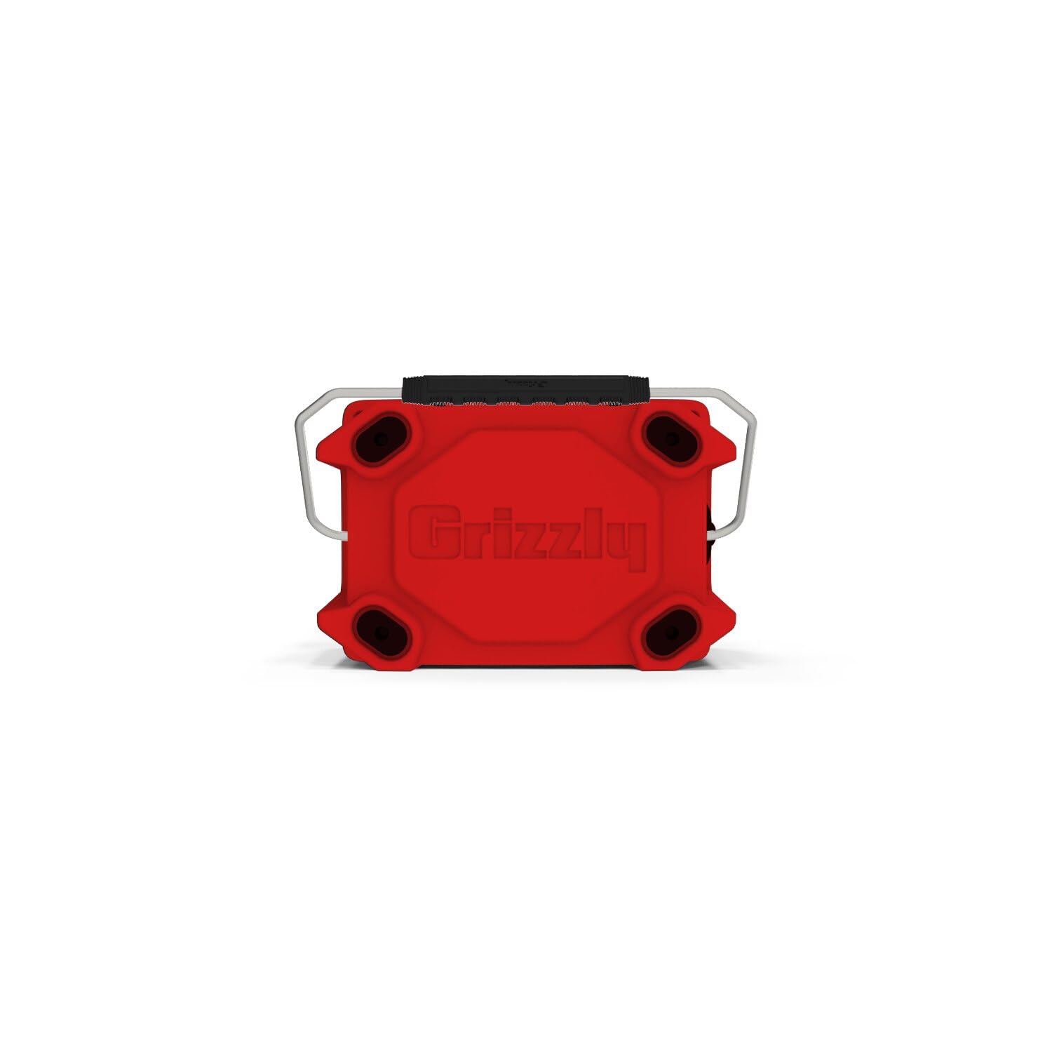 20 Cooler Grizzly | 20 qt Ice Chest Durable Rotomolded Insulated | Made in USA | Warranty for Life | For Beach Boat Camping Fishing Hunting | G20 | Red