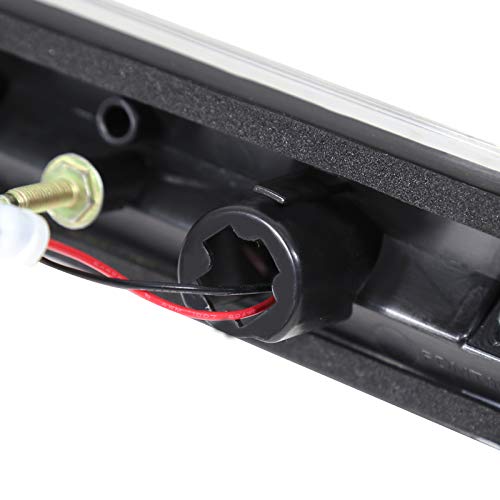 LT-MST99RBCLED-RS SPEC-D TUNING 3Rd Brake Lights- Chrome Housing Clear Lens 99-04 Ford Mustang