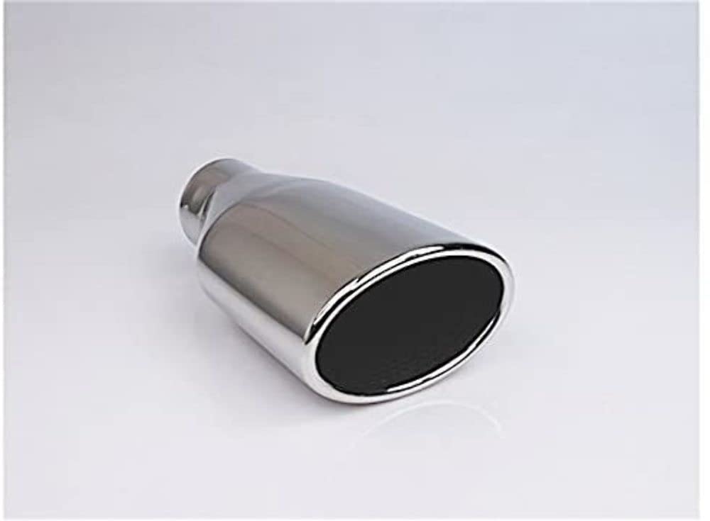 Oval Different Trends Rolled Slant Ss Exhaust Tip 2.25In Id / 4.75Inx3.25In Od - DT-24134