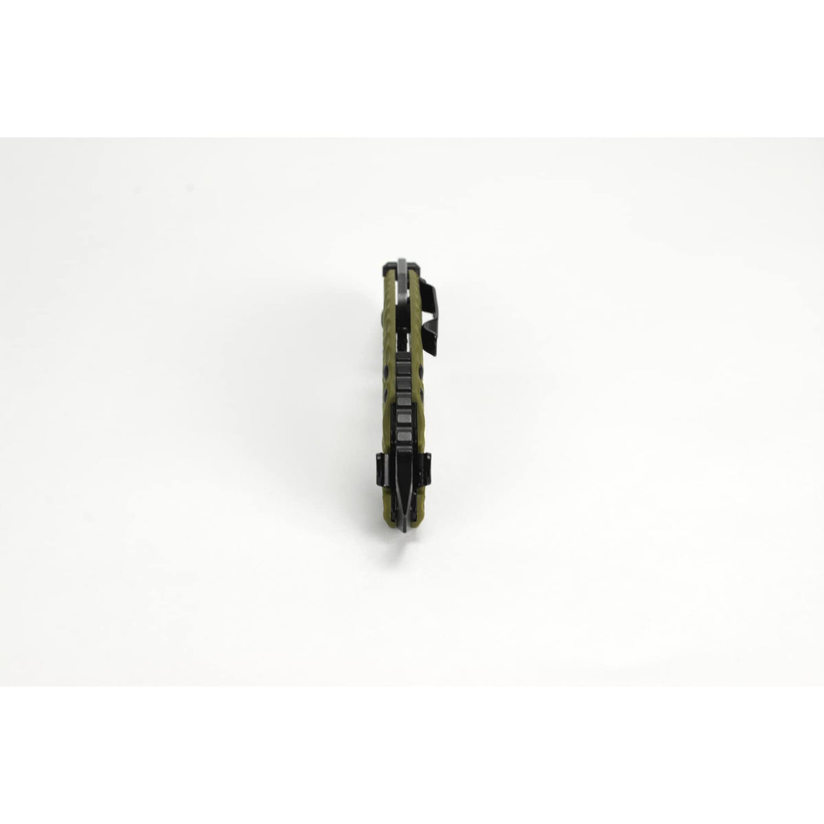 Kershaw II Shuffle Olive Multifunction Folding Pocket Knife (8750TOLBW), 2.6 In. 8Cr13MoV Stainless Steel Tanto Blade with Blackwash Finish and Reversible Pocketclip; 3 oz,Small