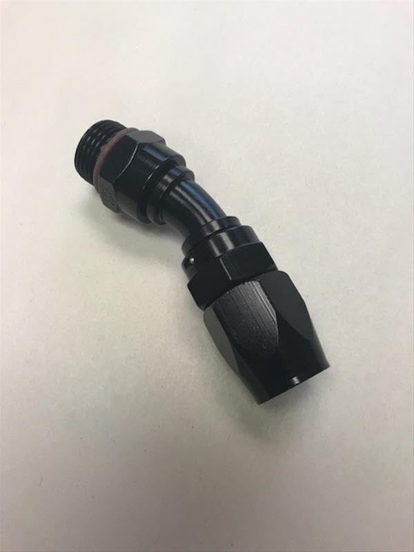 Fragola Performance Systems #10 Male Rad. Fitting X 30 Proflow Hose End Black 223010-BLRAD