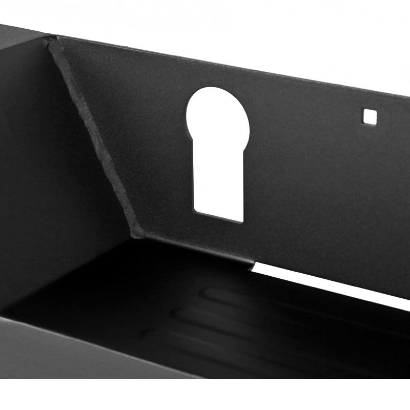 Heavy Duty Black Horse Armour Rear Bumper Matte Black Includes 1 Set of 4in Cube Lights Compatible with 2016-2023 Toyota Tacoma (Excludes Models with Rear Cross Traffic Alert)-ARB-TA16-KIT
