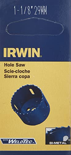 IRWIN 373118BX Bi-Metal 1-1/8-Inch Hole Saw Tools
