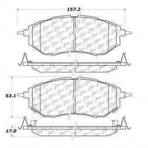 105.10780 Centric Disc Brake Pad