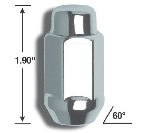 Extra Long Gorilla Automotive 91167XLB Acorn Lug Nuts (12mm x 1.75 Thread Size)