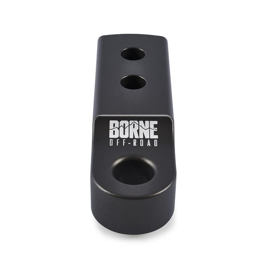 2” Hitch Receiver Borne Off-Road Shackle Mount, Hard Anodized Gray
