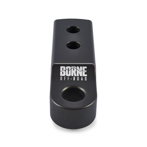 2” Hitch Receiver Borne Off-Road Shackle Mount, Hard Anodized Gray